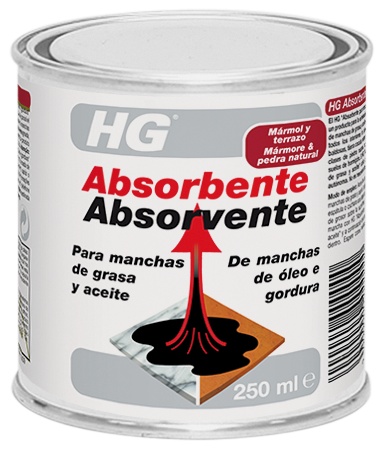 ABSORBE MANCHAS GRASA Y  ACEITE HG