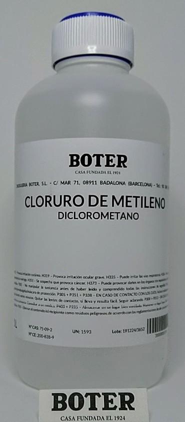 CLORURO DE METILENO / DICLOROMETANO BOTER