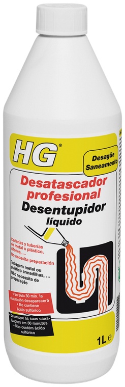 DESATASCADOR PROFESIONAL TUBERIAS 1 LT. HG