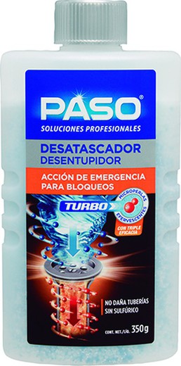 DESATASCADOR TURBO GRANULADO 350 GR. PASO