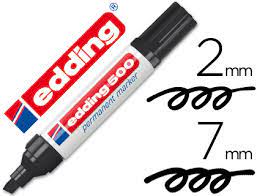 EDDING 500 permanent marker col.01 Negro