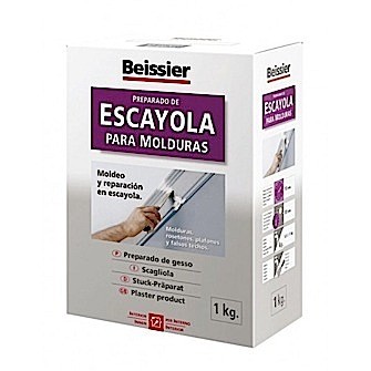 ESCAYOLA FINA PARA MOLDURAS 1 KG.