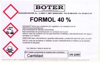 [FOR01] FORMOL 40% BOTER (1 L)