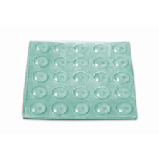 GOTAS PROTECTORAS ADHES. 25P 9X2MM TRANS.