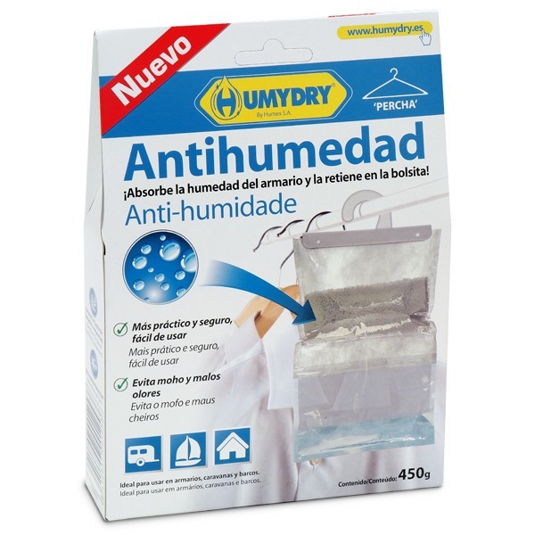 HUMYDRY PERCHA ANTIHUMEDAD BOLSA 450 GR.