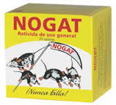 NOGAT RATICIDA SOBRES 1 UNIDAD