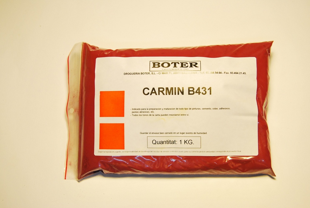 PIGMENTO CARMÍN B-431 BOTER