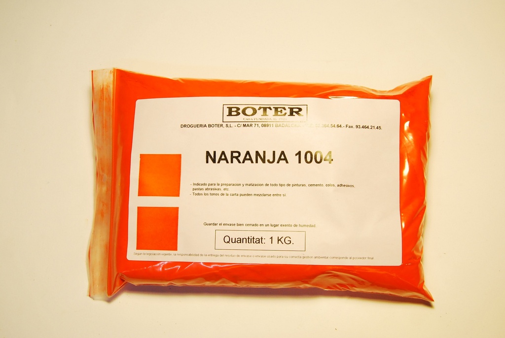 PIGMENTO NARANJA 1004 BOTER