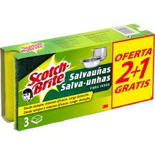 SCOTCH BRITE SALVAUÑAS VERDE 3 X 2