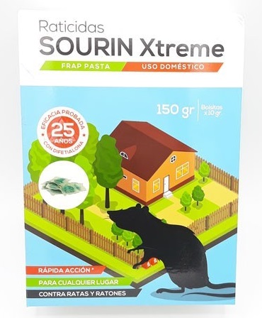 SOURIN XTREME PASTA RATICIDA 150 GRS.