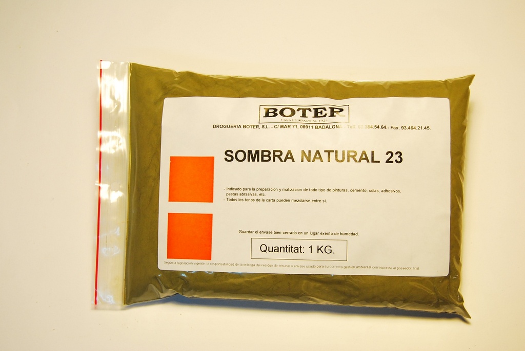 TIERRA SOMBRA NATURAL 23 BOTER