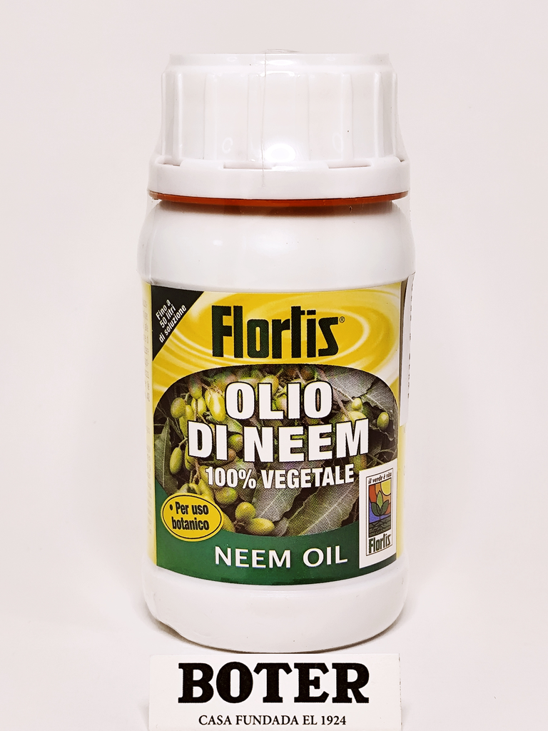 ACEITE DE NIM (NEEM) 100 % NATURAL 250 ML.(FLORTIS)