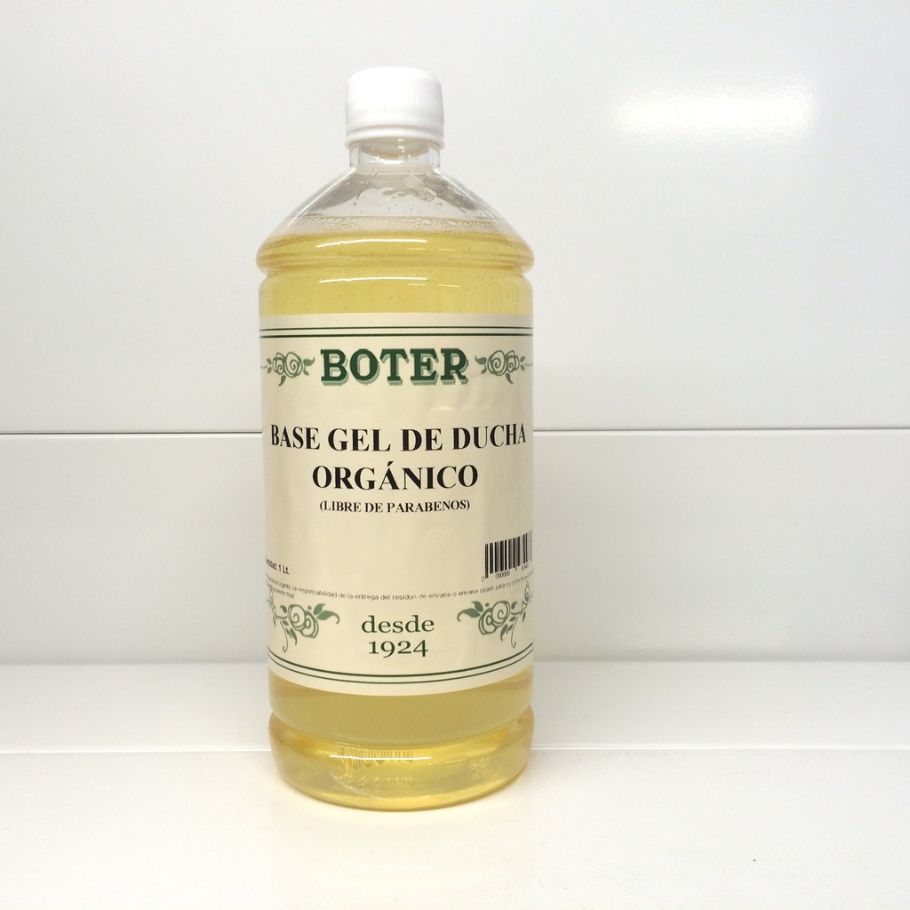 GEL DE DUCHA BASE ORGÁNICO BOTER