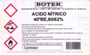 ÁCIDO NÍTRICO 40ºBE, 60/62 % BOTER