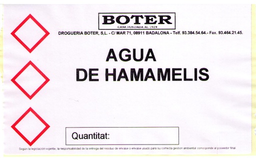 [AG02] AGUA DE HAMAMELIS BOTER (1 L)