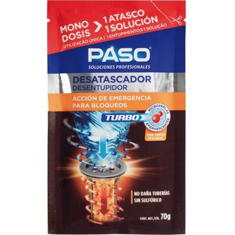 [705020] DESATASCADOR TURBO GRANULADO MONODOSIS 70G. PASO