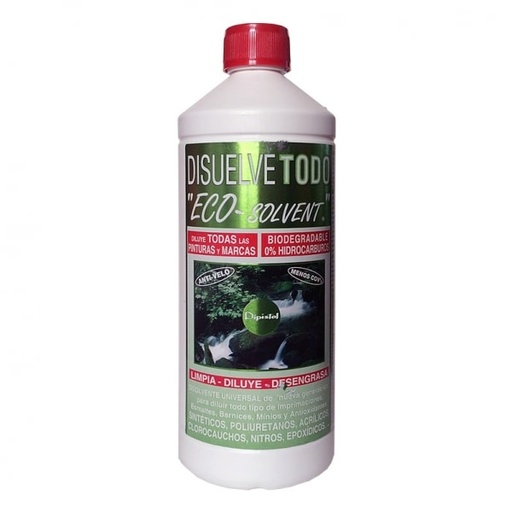 DISOLVENTE ECO SOLVENT DIPISTOL PLASTICO 1 LT.