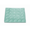 GOTAS PROTECTORAS ADHES. 25P 9X2MM TRANS.