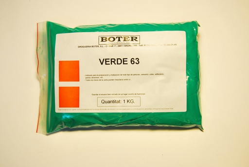 PIGMENTO VERDE 63 BOTER