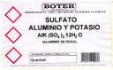 SULFATO DE ALUMINIO Y POTASIO (ALUMBRE DE ROCA) PH. EUR. BOTER